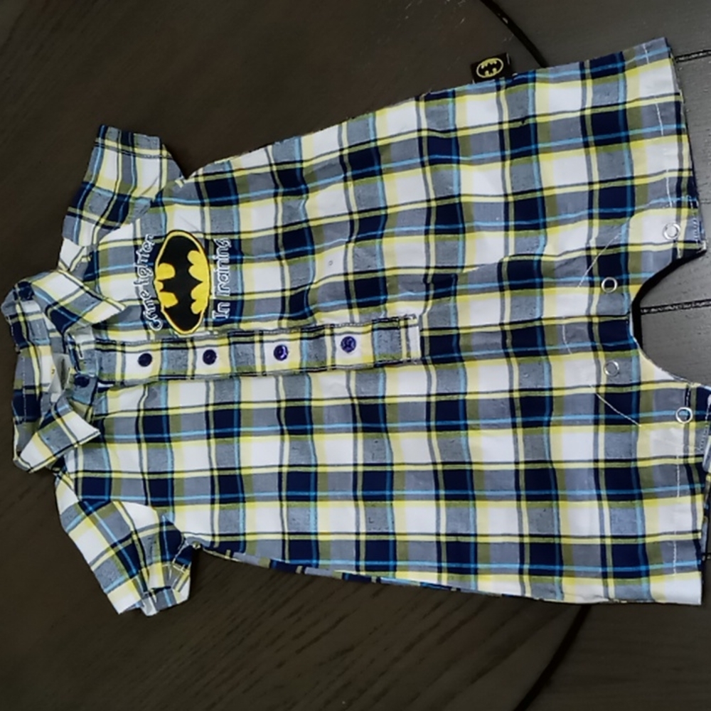 🌞🎉 Infant Batman one-piece